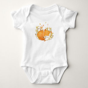 Kleine vossenbroekpakken voor baby romper