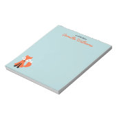 Kleine vossenvoornaam notitieblok (Linkerzijde)