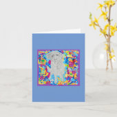 Kleine Vouwkaart Kaart (Gele Bloem)