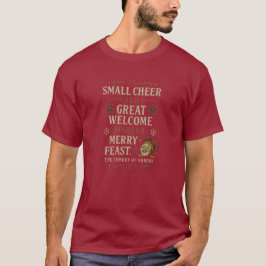 Kleine vreugde en grote welkom t-shirt