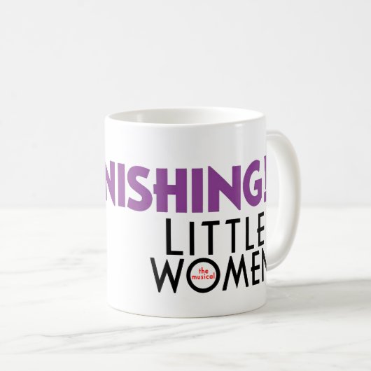 Kleine vrouwen "ASTONISHING!" Mok (Voorkant rechts)