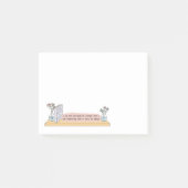 Kleine vrouwen citeren Post-it Notes (Voorkant)