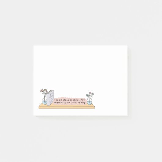 Kleine vrouwen citeren Post-it Notes (Voorkant)