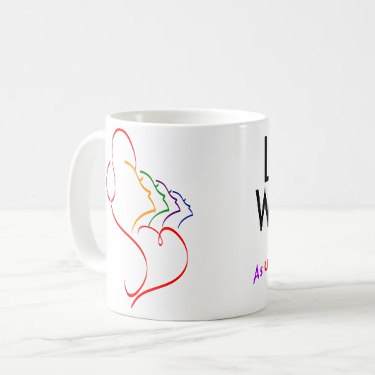 Kleine vrouwen "onverwacht" mok (Voorkant links)