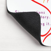 Kleine vrouwen "Profiles" mousepad Muismat (Hoek)