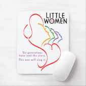 Kleine vrouwen "Profiles" mousepad Muismat (Met muis)