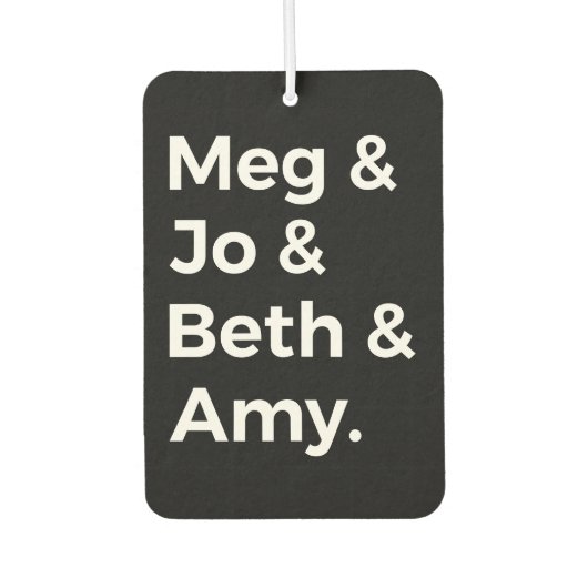 Kleine vrouwenkarakters I Luchtverfrisser (Voorkant)