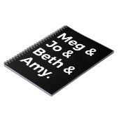 Kleine vrouwenkarakters I Notitieboek (Linkerzijde)