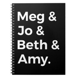 Kleine vrouwenkarakters I Notitieboek