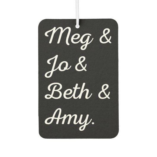 Kleine vrouwenkarakters II Luchtverfrisser (Voorkant)