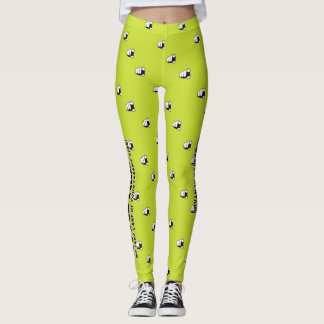 Kleine vuilnisLeggings - Geel Leggings