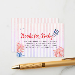 Kleine Vuurwerk 4 juli Boeken voor Baby Informatiekaartje