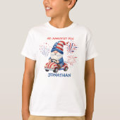 Kleine vuurwerk kabouter kind  t-shirt (Voorkant)