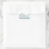 Kleine walvis {Blauwgroen} | Stickers (Tas)