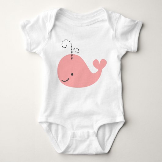 Kleine walvis in roze romper (Voorkant)