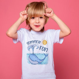 Kleine walviszomerplezier t-shirt