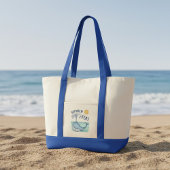 Kleine walviszomerplezier tote bag