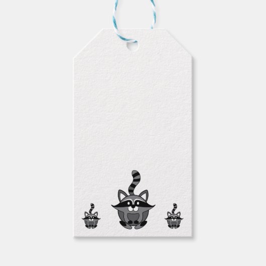 Kleine Wasbeer Cadeaulabel (Voorkant)