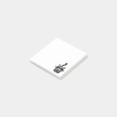 Kleine Wasbeer Post-it® Notes (Schuin)