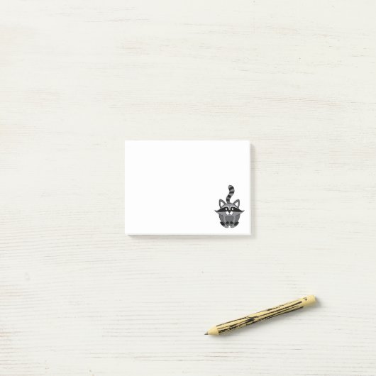 Kleine Wasbeer Post-it® Notes (Op bureau)