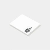 Kleine Wasbeer Post-it® Notes (Schuin)