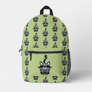 Kleine Wasbeer Print Knip Naai Tas
