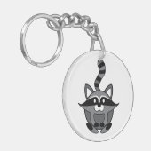 Kleine Wasbeer Sleutelhanger (Voorkant Links)