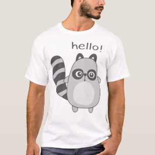 Kleine wasbeer t-shirt
