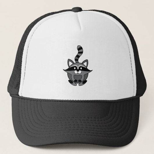 Kleine Wasbeer Trucker Pet (Voorkant)