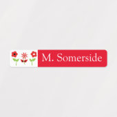 Kleine waterdichte Kinder naamlabels voor schoolka Labels (Design 2)