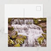 Kleine waterval in Yosemite Briefkaart (Voorkant / Achterkant)