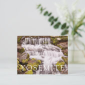 Kleine waterval in Yosemite Briefkaart (Staand voorkant)