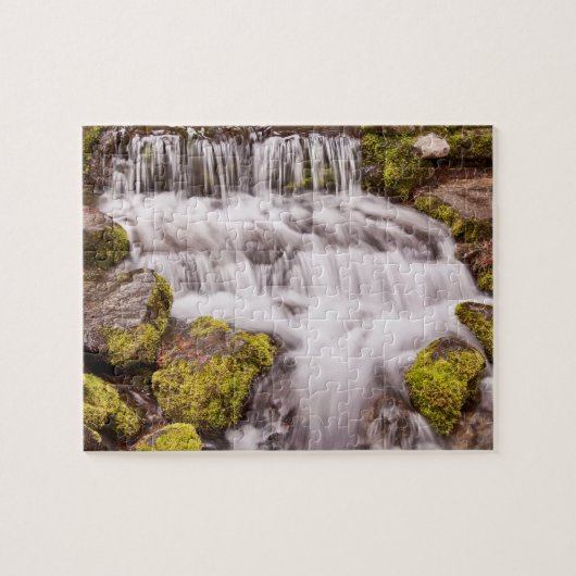 Kleine waterval in Yosemite Legpuzzel (Horizontaal)