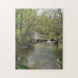 Kleine waterval Jigzaag Puzzle Legpuzzel