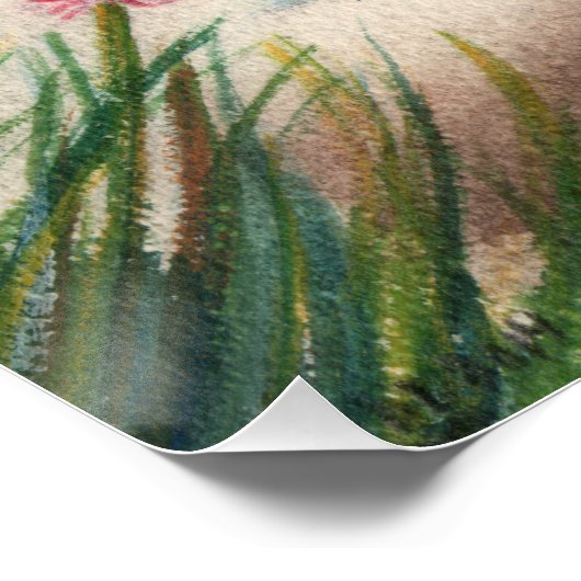 Kleine waterval poster (Hoek)