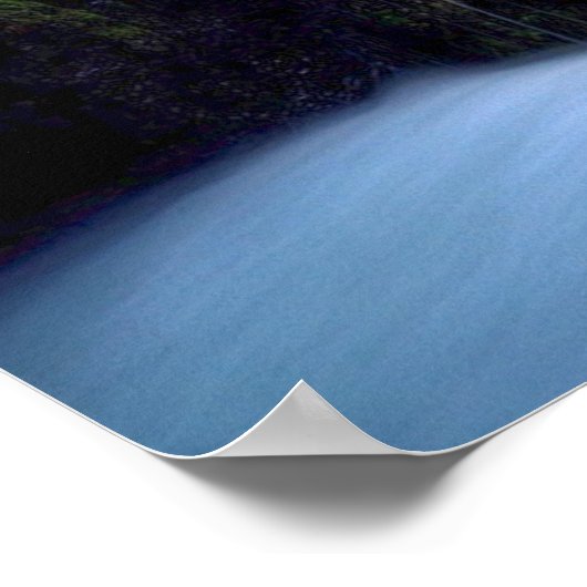 Kleine waterval-poster poster (Hoek)