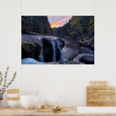 Kleine waterval-poster poster (Keuken)