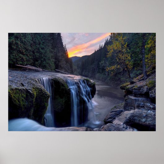 Kleine waterval-poster poster (Voorkant)