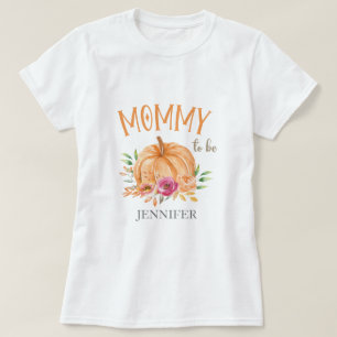 Kleine Waterverf Baby shower mama om te worden T-shirt
