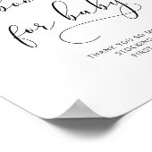 Kleine waterverf boeken voor baby poster (Hoek)