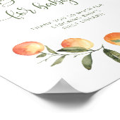 Kleine waterverf boeken voor baby poster (Hoek)