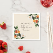 kleine waterverf citrusbaby shower servet (Insitu)