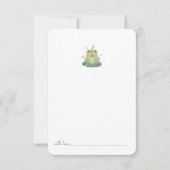 Kleine Waterverf Kikkervisdagen Tijd Capsule dan Bedankkaart (Voorkant)