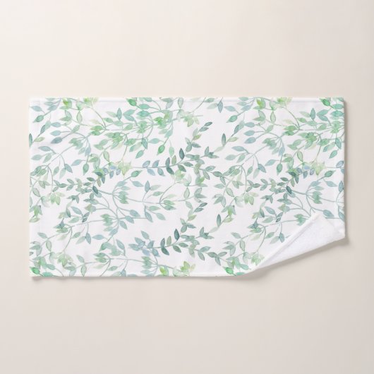 Kleine Waterverf laat aangepaste washanddoeken ach Bad Handdoek (Handdoek)