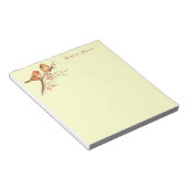 Kleine Waterverf Sparrow Birds Notitieblok (Schuin)