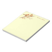 Kleine Waterverf Sparrow Birds Notitieblok (Linkerzijde)