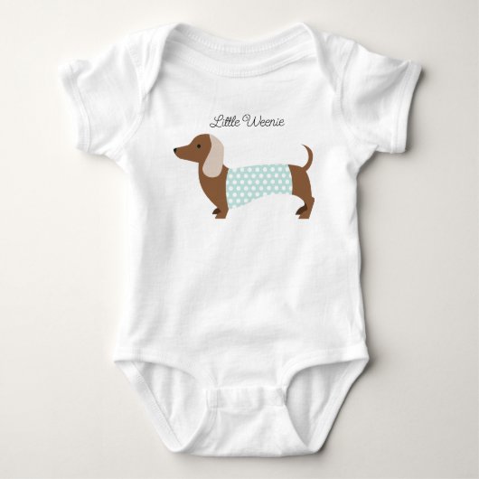 Kleine Weenie Baby Romper (Voorkant)