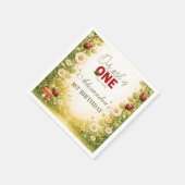 Kleine Weide Dame Wordt Eén Servet (Hoek)