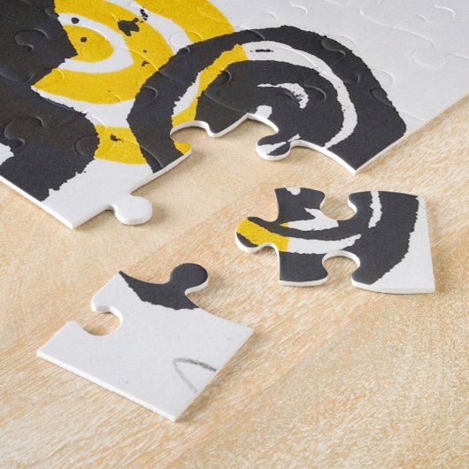 Kleine Welten V (Kleine Wereld V) Wassily Kandinsk Legpuzzel (Zijkant)