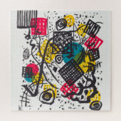 Kleine Welten V (Kleine Wereld V) Wassily Kandinsk Legpuzzel (Horizontaal)